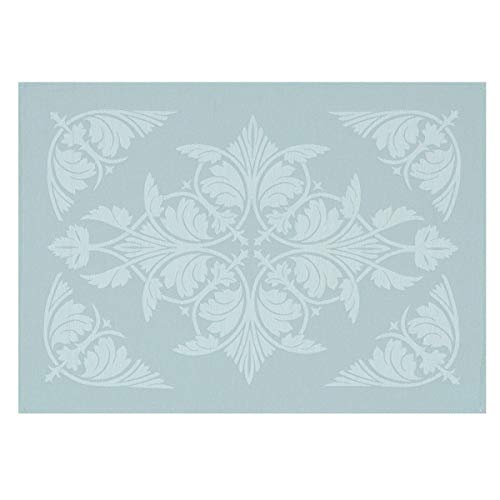 Le Jacquard Francais 25127 (2er Set) Beschichtete Tischsets Syracuse Aqua 50X36 cm Baumwolle von LE JACQUARD FRANÇAIS