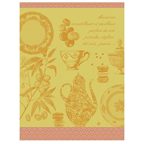 Le Jacquard Francais 26318 Geschirrtuch Macarons Mango 60 x 80 cm von LE JACQUARD FRANÇAIS