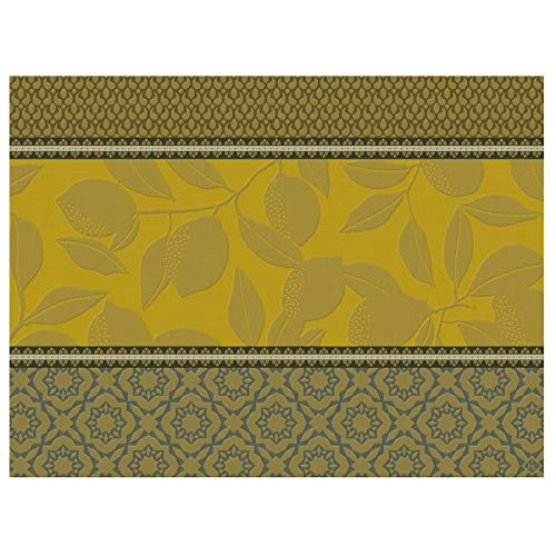 Le Jacquard Francais 26835 Geschirrtuch Sous Les Citronniers Jaune 60 x 80 cm Baumwolle von LE JACQUARD FRANÇAIS