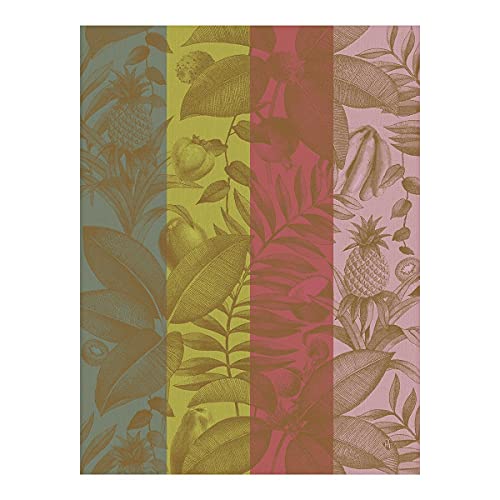 Le Jacquard Francais 27075 Geschirrtuch Fruits Exotiques Cocktail 80X60 Cm Baumwolle von LE JACQUARD FRANÇAIS