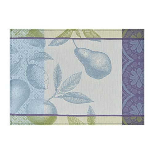 Le Jacquard Francais 27413 (2er Set) Beschichtete Tischset Arrière-Pays Cassis 50X36 cm Baumwolle von LE JACQUARD FRANÇAIS