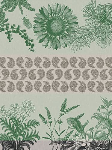 Le Jacquard Français 27564 Geschirrtuch Soleil Au Jardin Romarin 80X60 cm Baumwolle von Le Jacquard Français