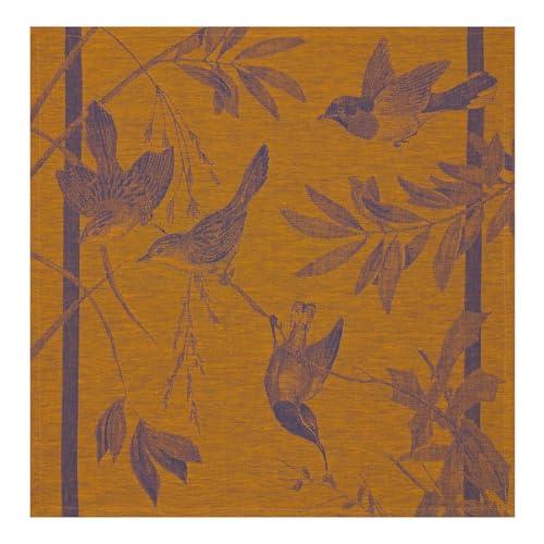 Le Jacquard Français 28263 Servietten (4X Set) Voliere Nocturne 58x58 cm Leinen von LE JACQUARD FRANÇAIS