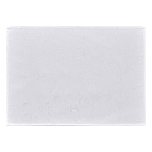 Le Jacquard Français 28450 Beschichtete Tischsets (2er Set) Marie Galante Blanc 52X38 cm von LE JACQUARD FRANÇAIS