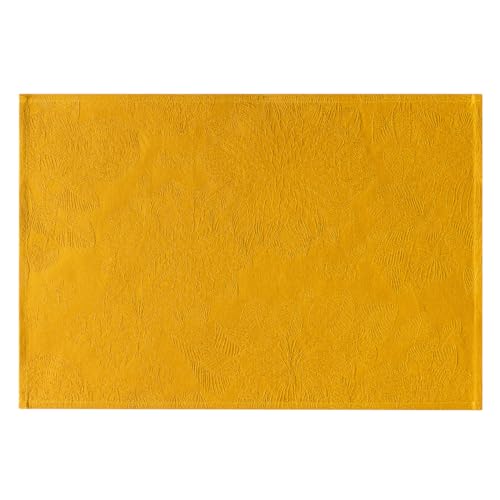 Le Jacquard Français 29139 Beschichtete Tischsets (2X Set) Marie-Galante Moutarde 38x52 cm Baumwolle von LE JACQUARD FRANÇAIS