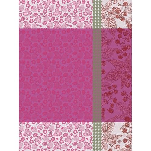 Le Jacquard Francais Geschirrtuch - CUEILLETTE D'ETE' Himbeere von LE JACQUARD FRANÇAIS