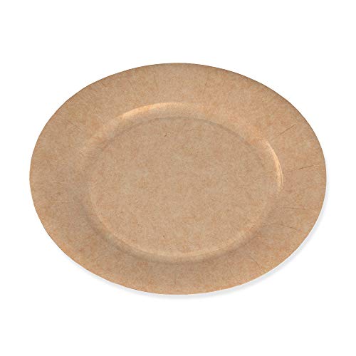 LE NAPPAGE ARTS DE LA TABLE 50 Teller aus Kraftpapier, FSC®, Durchmesser 18 cm von LE NAPPAGE ARTS DE LA TABLE