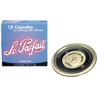 Set mit 12 kapseln für 11-cm-terrinengläser - Le Parfait - 610086 von LE PARFAIT