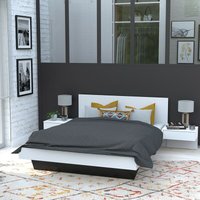Le Quai Des Affaires - Bett cool 140x190 cm + 2 Konsolen + Bettkasten / Weiß/ 192x234x75 cm Le Quai Des Affaires - Bett cool 140x190 cm + 2 Konsolen + Bettkasten / Weiß/ 192x234x75 cm von LE QUAI DES AFFAIRES