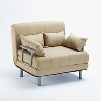 Deborah Twin 1,5-Sitzer Stoff Schlafsessel Schlafsofa klappbar - Beige Deborah Twin 1,5-Sitzer Stoff Schlafsessel Schlafsofa klappbar - Beige von LE ROI DU RELAX