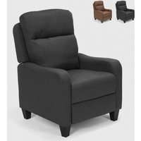 Push-Pull-Relaxsessel Kyoto mit Fußstütze aus Stoff - Grau Push-Pull-Relaxsessel Kyoto mit Fußstütze aus Stoff - Grau von LE ROI DU RELAX