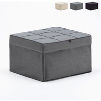 Sweet Relax Stoff Pouf Klappsessel Bett - Dunkel Grau Sweet Relax Stoff Pouf Klappsessel Bett - Dunkel Grau von LE ROI DU RELAX