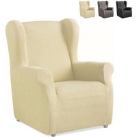 Universeller Sesselbezug aus Stretchgewebe Cuerta - Beige von LE ROI DU RELAX