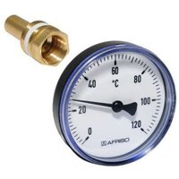 Afriso Bimetall Thermometer mit Tauchhülse 1/2" ag ø 63mm Länge 40mm 63702 Afriso Bimetall Thermometer mit Tauchhülse 1/2" ag ø 63mm Länge 40mm 63702 von LE SANITAIRE