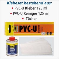 Le Sanitaire - Airfit Klebe-Set 10000KS pvc-u Kleber/Reiniger je 125 ml und Tücher von LE SANITAIRE