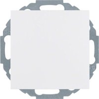 Le Sanitaire - Berker 47448989 Steckdose schuko mit Klappdeckel u. erh.BS S.1/B.3/B.7 polarweiß glänzend von LE SANITAIRE
