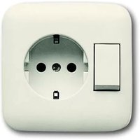 Le Sanitaire - Busch-Jaeger 4310/6 EUJ-212 Kombination schuko® Steckdose mit Wippschalter von LE SANITAIRE