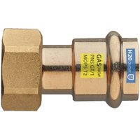 Le Sanitaire - Frabo Verschraubung mit Schwenk-Mutter flachdichtend 3/4 x 22 mm Rotguss von LE SANITAIRE