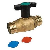 Le Sanitaire - Giacomini Kugelhahn 22mm R851VY mit Pressanschluss und Flügelgriff von LE SANITAIRE