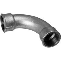 Hermann Schmidt Temperguss Bogen 13002050 DN 50, 2", 90Grad, IG/IG lang, verzinkt von LE SANITAIRE