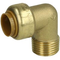 Kupfer Steckfitting Tectite Übergangswinkel Außengewinde 90° 15 mm - 1/2" DVGW Kupfer Steckfitting Tectite Übergangswinkel Außengewinde 90° 15 mm - 1/2" DVGW von LE SANITAIRE