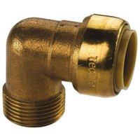 Kupfer Steckfitting Tectite Übergangswinkel Außengewinde 90° 18 mm - 3/4" DVGW von LE SANITAIRE
