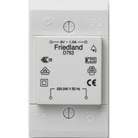 Honeywell D753 Klingel-Transformator 8 v/ac 1 a von FRIEDLAND