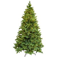 Künstlicher Weihnachtsbaum Grün Courmayeur H 210 cm x B 135 cm Extra dicht mit 3000 integrierten LED-Lichtern und Kreuzfuß aus Metall Künstlicher Weihnachtsbaum Grün Courmayeur H 210 cm x B 135 cm Extra dicht mit 3000 integrierten LED-Lichtern und Kreuzfuß aus Metall von LE STELLE