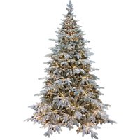 Künstlicher Weihnachtsbaum St. Moritz – Grüner verschneiter Tannenbaum H 240 cm x B 165 cm Extra dicht mit Real-Touch-Effekt, 3000 integrierten Künstlicher Weihnachtsbaum St. Moritz – Grüner verschneiter Tannenbaum H 240 cm x B 165 cm Extra dicht mit Real-Touch-Effekt, 3000 integrierten von LE STELLE