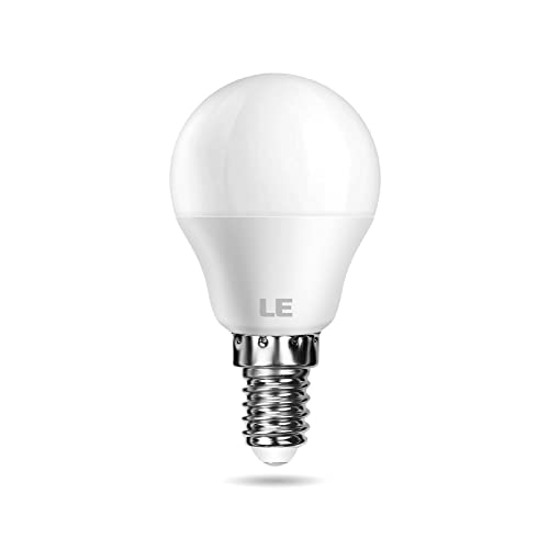 LE E14 LED Lampe, 5W 470 Lumen Glühbirne,entspricht 40W Glühlampe, 2700 Kelvin Warmweiß, P45 200° Abstrahlwinkel Energiesparlampe von Lepro