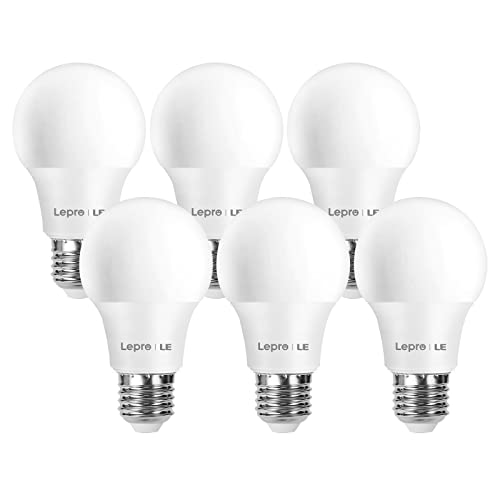 Lepro E27 LED Warmweiss Glühbirne, 8.5 Watt 806 Lumen LED Lampe E27, ersetzt 60W Halogenlampe, A60 Leuchtmittel, 2700 Kelvin Warmweiß, 160° Abstrahlwinkel Energiesparlampe, 6 Stück von Lepro