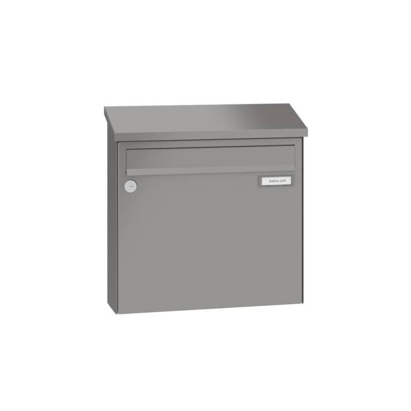 LEABOX Aufputzbriefkasten in RAL 9007 - LEA20 von LEABOX