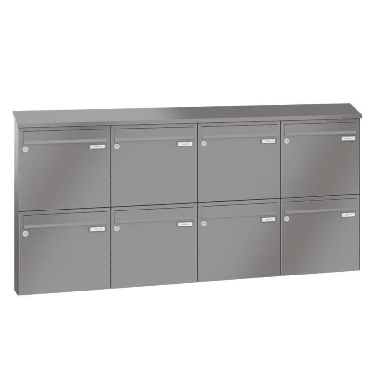 LEABOX 8er Aufputzbriefkasten in RAL 9010 - LEA20 von LEABOX