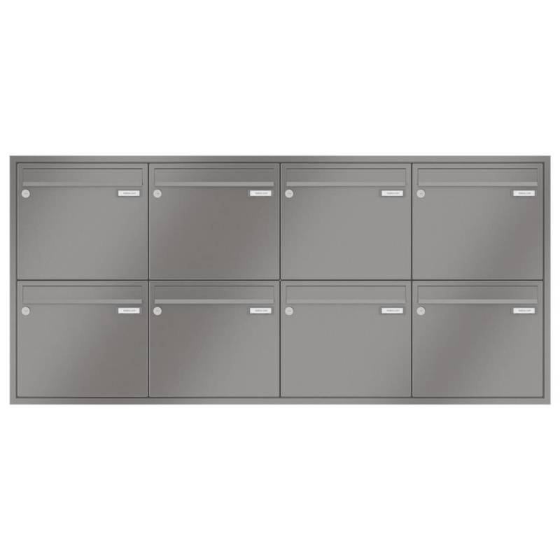 LEABOX 8er Unterputzbriefkasten in RAL 8028 von LEABOX