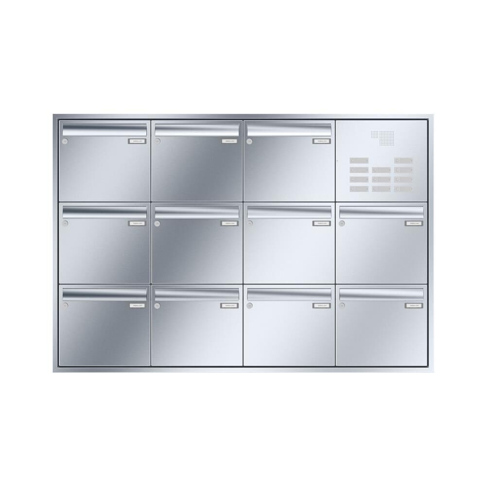 LEABOX 11er Unterputzbriefkasten mit Sprechfeld in V2A Edelstahl LEABOX 11er Unterputzbriefkasten mit Sprechfeld in V2A Edelstahl von LEABOX