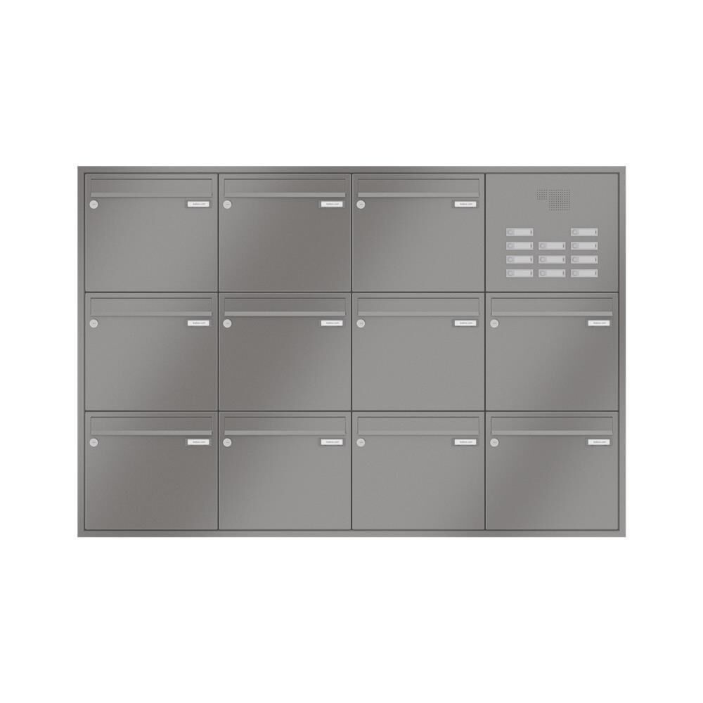 LEABOX 11er Unterputzbriefkasten mit Sprechfeld in RAL 8028 LEABOX 11er Unterputzbriefkasten mit Sprechfeld in RAL 8028 von LEABOX