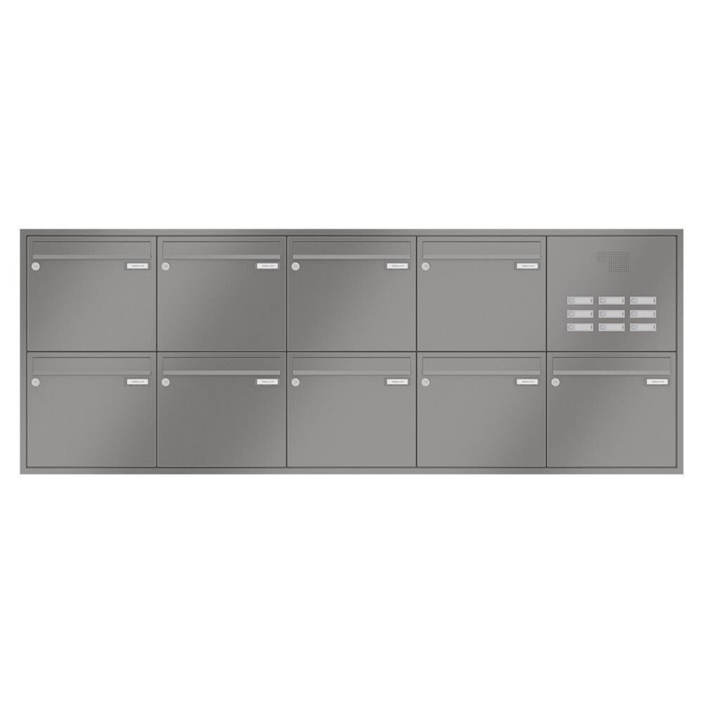 LEABOX 9er Unterputzbriefkasten mit Sprechfeld in RAL 8028 LEABOX 9er Unterputzbriefkasten mit Sprechfeld in RAL 8028 von LEABOX
