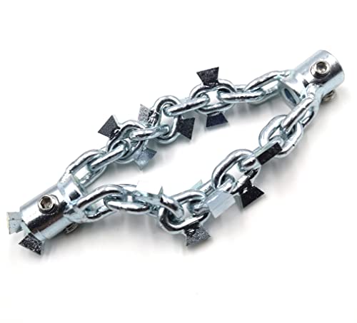 LEADFEN mit Bohrkopf-Abfluss-Verstopfungsentferner DN65mm Rohrreinigungsschneider 6mm flexibles Wellenkabel Küchenrohr entstopfen von LEADFEN
