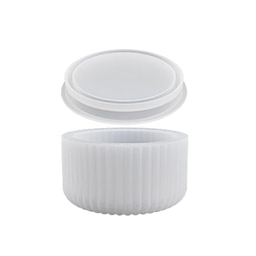 1 Set Halterformen aus Silikon, Aufbewahrungsbehälter mit Deckel für Harz, Zement und Gips, wiederverwendbar, Silikon mit Deckel, Ständer, Gießformen, Gips, Seife 1 Set Halterformen aus Silikon, Aufbewahrungsbehälter mit Deckel für Harz, Zement und Gips, wiederverwendbar, Silikon mit Deckel, Ständer, Gießformen, Gips, Seife von LEADSDGE