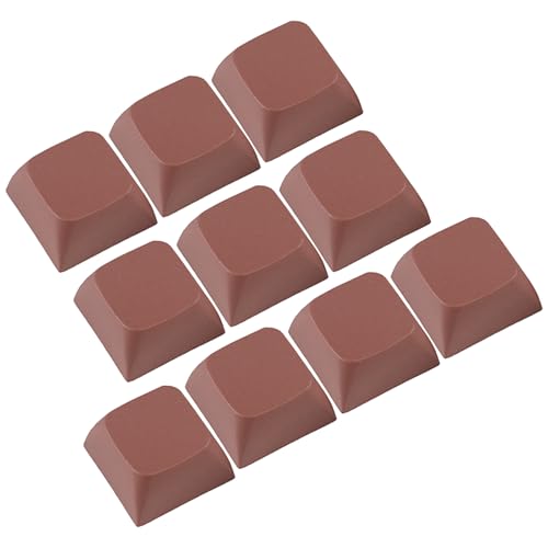 10 x dicke PBT-Tastenkappen XDA2, Höhe 1U, für mechanische Tastatur-Tastenkappen für Gamer und Programmierer von LEADSDGE
