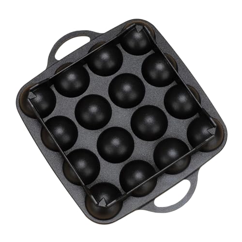 16 Löcher Aluminium Antihaft-Grillpfanne Kochplatte Octopus-Kugelform Backblech für runde Pfannkuchen Küche Kochgeschirr Küchenwerkzeug von LEADSDGE