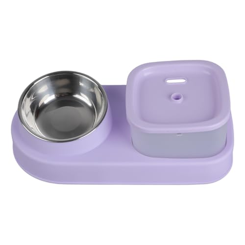 2-in-1 praktischer Wassernapf für Hunde und Katzen, niedlicher Futternapf, große Kapazität, Behälter, Futternapf, Haustierspender von LEADSDGE