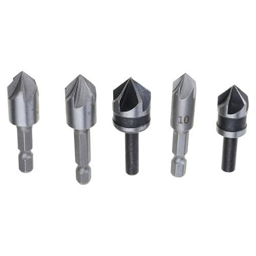 5 Stück 5 Flöten Zähler Spüle Bohrer HSS 82 Grad Anfasbohrer Metall Holzbearbeitung Bohrwerkzeug Zubehör 5 Stück 5 Flöten Zähler Spüle Bohrer HSS 82 Grad Anfasbohrer Metall Holzbearbeitung Bohrwerkzeug Zubehör von LEADSDGE