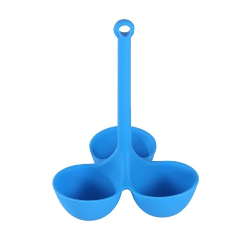 Antihaftbeschichteter Eier-Kocheinsatz, flexibler Eierhalter, Hitzeschutz, Frühstücks-Pochierer, geeignet für sicheres Kochen, Dampfgarer von LEADSDGE