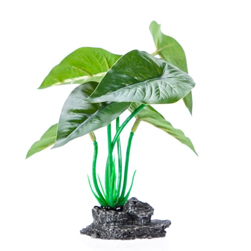 Aquarien Landschaft Lotus-Figur Harze Aquarien Dekorationen Kunst Terrarium Lebensraum Ornamente Foto Requisiten Aquarium Pflanze Dekoration von LEADSDGE