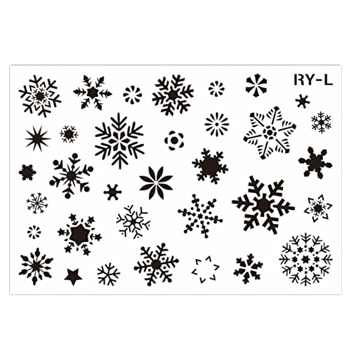 Aushöhlte Schneeflocken Schablone Weihnachten Malerei Vorlage zum Malen auf Papier Leinwand Holz Scrapbooking Weihnachten Vorlagen Aushöhlte Schneeflocken Schablone Weihnachten Malerei Vorlage zum Malen auf Papier Leinwand Holz Scrapbooking Weihnachten Vorlagen von LEADSDGE