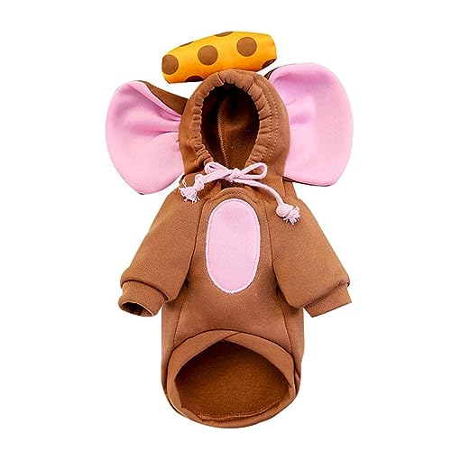 Cosplay-Party-Hundepullover mit Kordelzug, Kapuzenpullover, Halloween, Outdoor-Hunde, Cosplay, leichter Haustier, Cartoon-Design, mit Kapuze von LEADSDGE