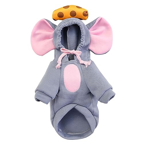 Cosplay-Party-Hundepullover mit Kordelzug, Kapuzenpullover, Halloween, Outdoor-Hunde, Cosplay, leichter Haustier, Cartoon-Design, mit Kapuze von LEADSDGE