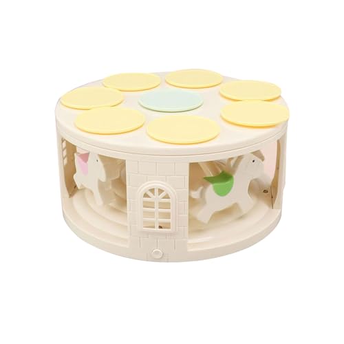 Drehbarer Tisch Sushi Display Tablett Doppellagige automatische drehbare Dessertmaschine mit Musik und 8 Tabletts für Hochzeit von LEADSDGE