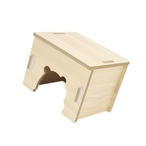 Höhlenhaus für Hamster, Holz, ideal für die Schaffung einer lustigen Umgebung für Kleintierversteck Käfigdekoration, Igelhaus Höhlenhaus für Hamster, Holz, ideal für die Schaffung einer lustigen Umgebung für Kleintierversteck Käfigdekoration, Igelhaus von LEADSDGE
